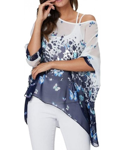 Women Chiffon Blouse Floral Batwing Sleeve Beach Cover Up Loose Tunic Shirt Tops¡­ 4348 $10.08 Swimsuits