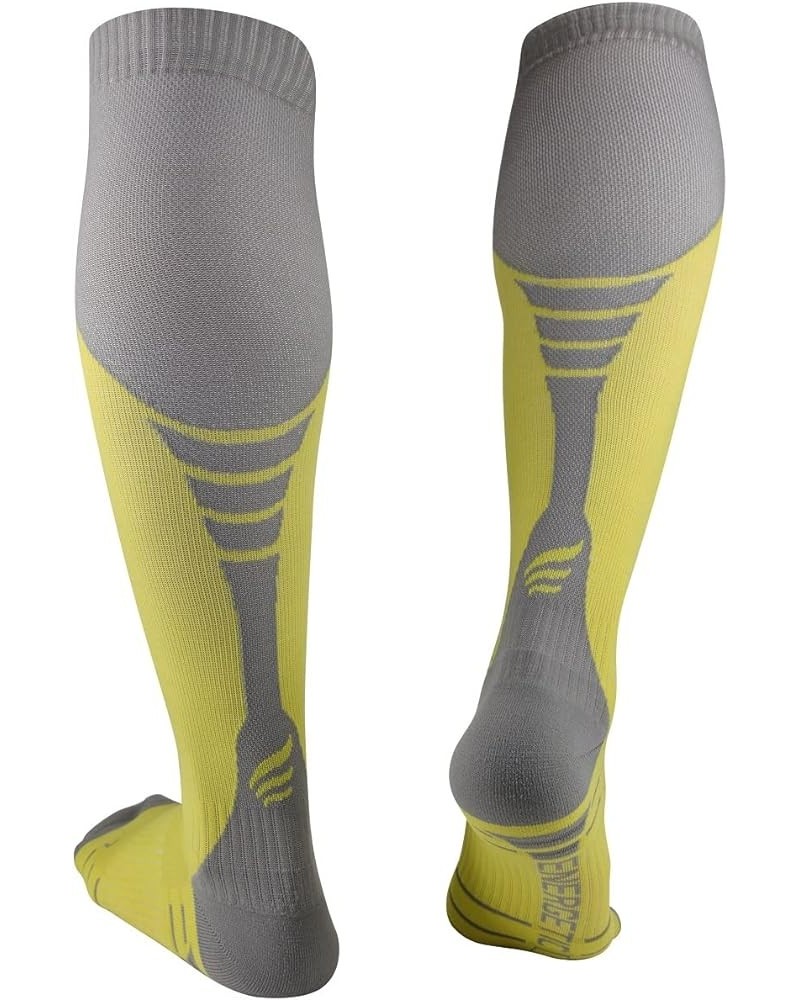 2.0 Compression Socks for Men & Women, 20-30mmgh Support For Athletic、Running、Circulation Yellow $15.39 Activewear