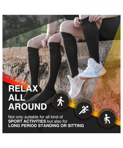 2.0 Compression Socks for Men & Women, 20-30mmgh Support For Athletic、Running、Circulation Yellow $15.39 Activewear