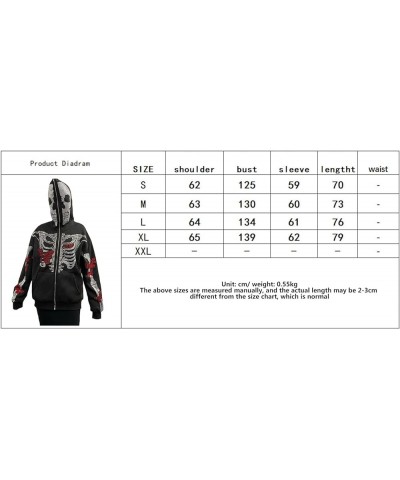 Women Zip Up Hoodie Casual Long Sleeve Y2K Vintage Graphic Aesthetic Sweatshirts Top E-Girl 90s Streetwear Jacket D-rhineston...