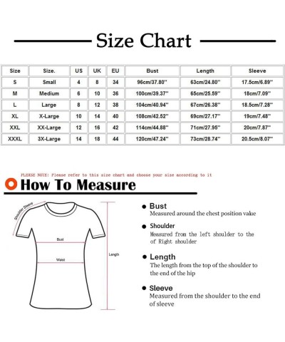 Short Sleeve Shirts for Women Casual Crewneck Heart Lover Print Valentines Basic Top T Shirt Blouse Women Trendy Y-j54 Black ...