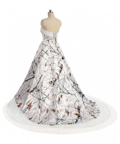 White Camo Bridal Dresses High Low Quinceanera Prom Gown 2024 Fuchsia & Camo $41.66 Dresses