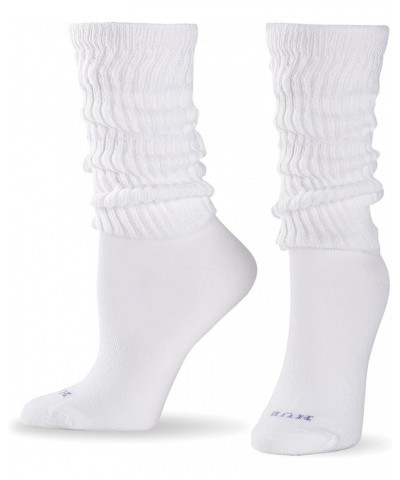 Women's Slouch Sock 3 Pair Pack White/Light Charcoal Heather/Black $11.55 Socks