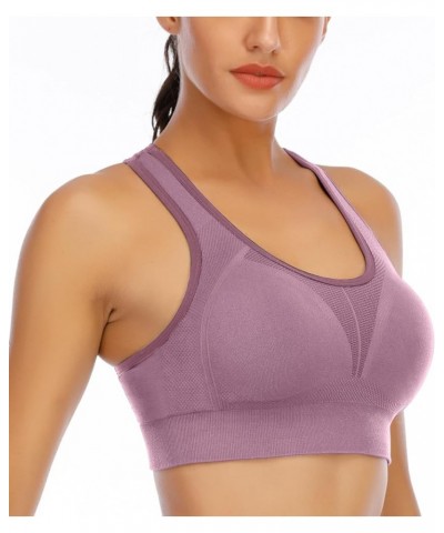 Sports Bras for Women High Impact Racerback Sports Bra Seamless Padded Sports Bra Yoga Bras Workout Bra Activewear Bra 3 Pack...