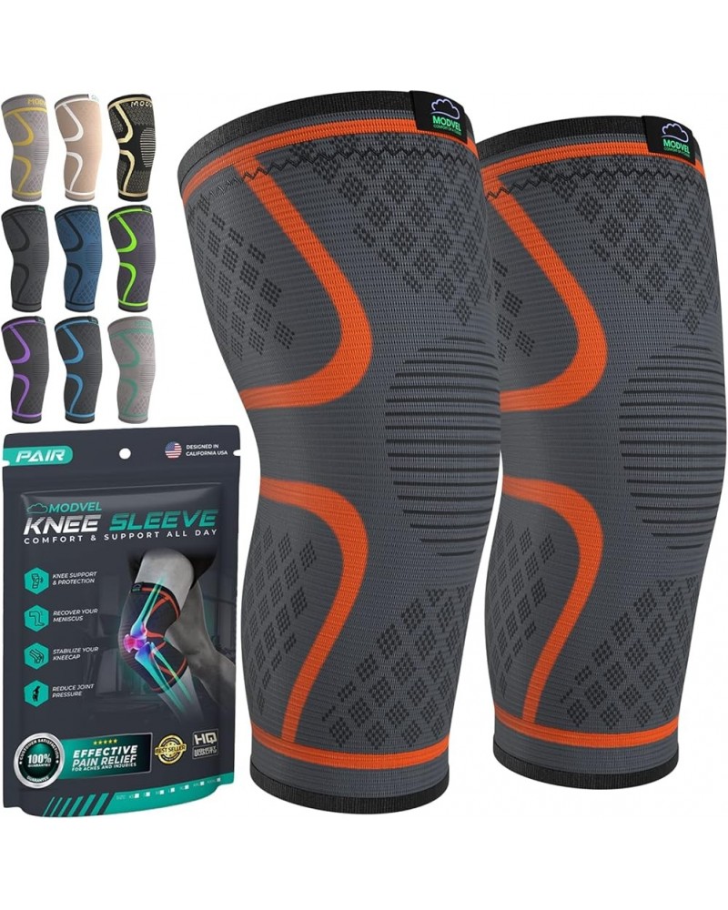 Compression Knee Brace for Women & Men - 2 Pack Knee Brace for Women Running Knee Pain, Knee Support Compression Sleeve, Work...