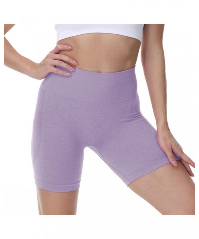 Biker Shorts Women Smile Contour Seamless Workout Shorts Soft Stretch Running Dance Volleyball Gym Sport Fitness Shorts 34-pu...