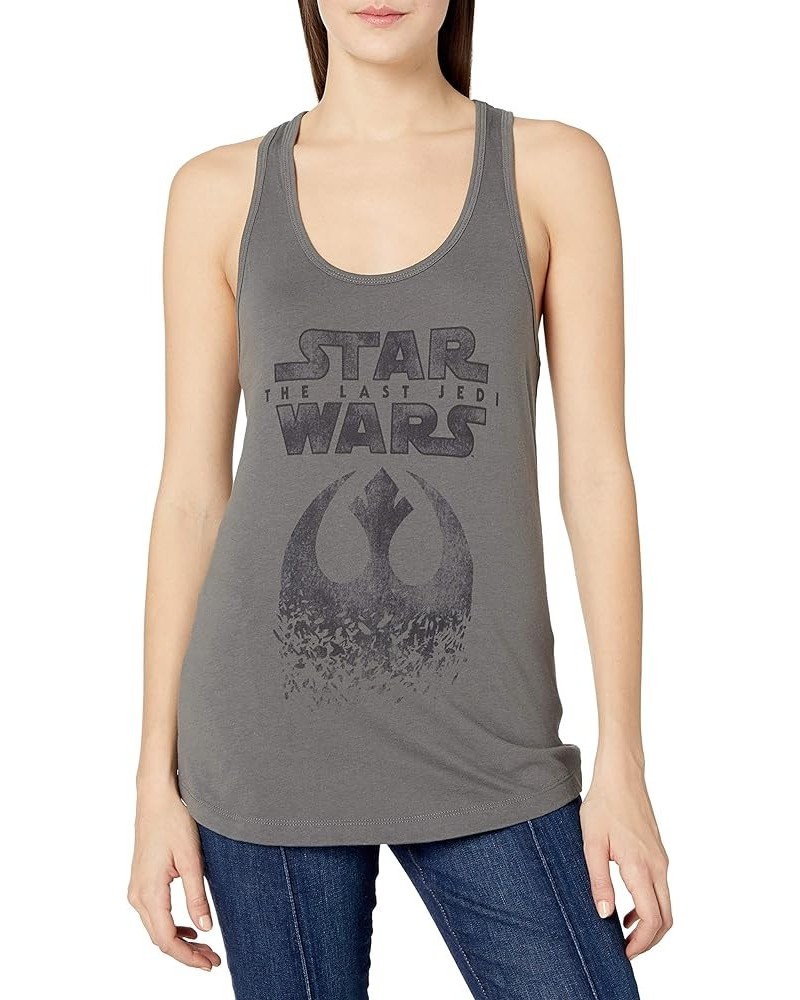 Women's Rebel Crush Poster Logo Top Charcoal $12.88 Activewear