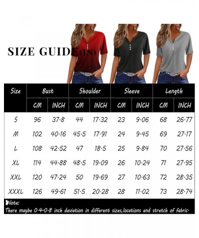 Short Sleeve Shirts for Women Womens Boho Floral Print Short Sleeve Button Up Dressy Casual Blouse Shirt Tunic Tops 01dark Gr...