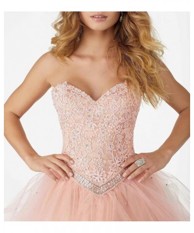 Puffy Tulle Homecoming Dresses Strapless Sequins Short Prom Gown A-line Sweetheart Party Dress for Teens Organza Lavender $32...