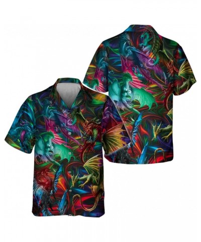 Hawaiian Floral Shirts Button Down Tropical Holiday Beach Shirts Best Summer Button Down Short Sleeves Color 5 $14.78 Blouses