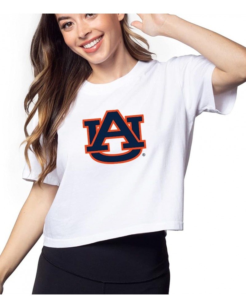 Women's Short 'N Sweet Tee Auburn Tigers White $8.32 T-Shirts