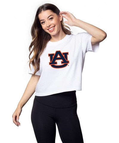 Women's Short 'N Sweet Tee Auburn Tigers White $8.32 T-Shirts