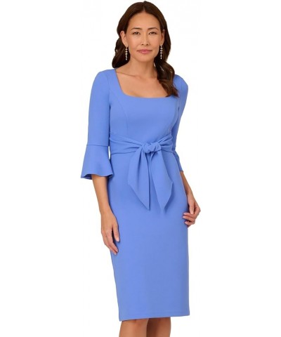 Women's Bell Sleeve Tie Front Dress Precious Peri $42.00 Dresses