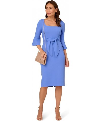 Women's Bell Sleeve Tie Front Dress Precious Peri $42.00 Dresses