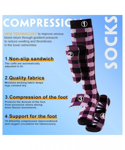 Compression Socks for Women & Men Circulation 6 Pairs Compression Socks 20-30 mmhg Best for Running,Nurse,Travel Assorted - 0...