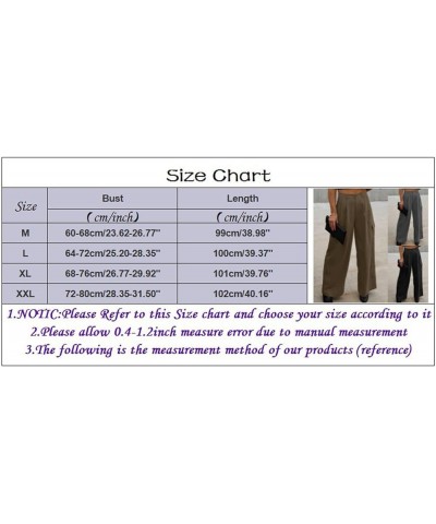 Womens Business Casual Pants Plus Women Wide Leg Pants for Women Work Business Casual High Waisted Dress Pants Pants4-grey $1...