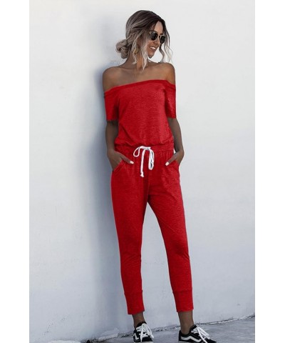 2 Pieces Lounge Set Three Piece Tracksuit Outfit Womens Fall Long Sleeve Sweatsuit Workout Sets 9233-red $15.98 Activewear