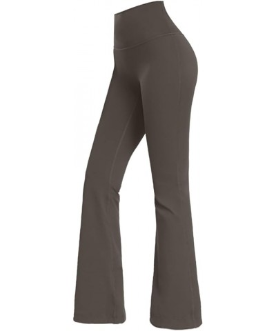 Flare Leggings for Women High Waisted Yoga Pants for Women Bell Bottom Leggings Compression Legging for Women Brown $11.19 Le...