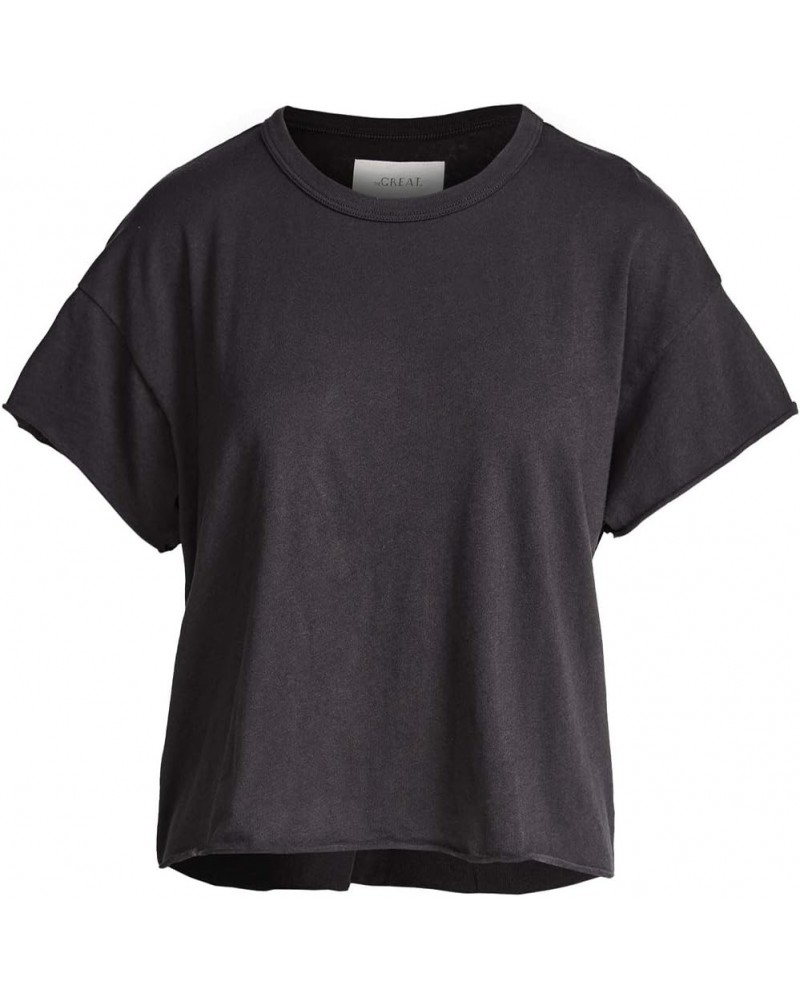 Women's The Crop Tee Almost Black $38.00 T-Shirts