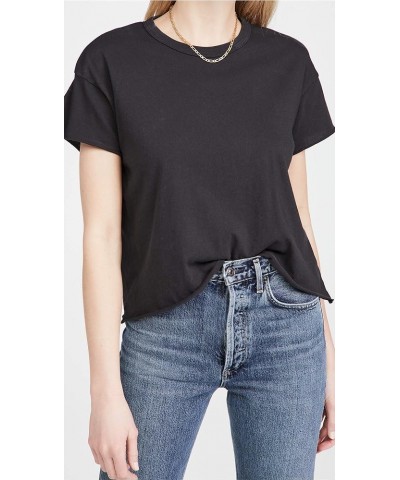 Women's The Crop Tee Almost Black $38.00 T-Shirts