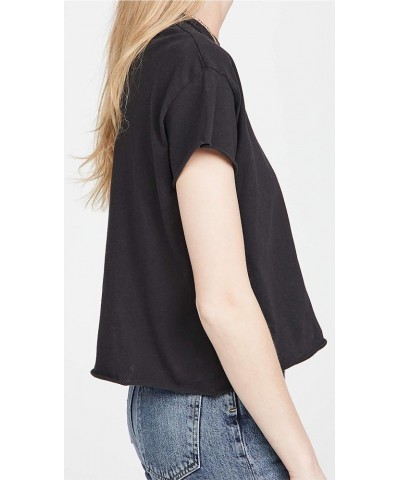 Women's The Crop Tee Almost Black $38.00 T-Shirts