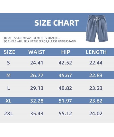 Women Casual Summer Bermuda Shorts Drawstring with Pockets Lounge Walking Athletic Lightweight 60-brick-red $12.00 Activewear