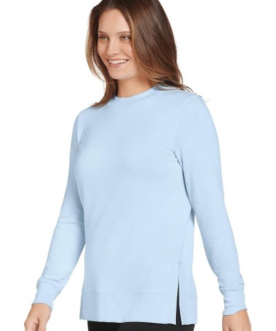 Women's Loungewear French Terry Sweatshirt Iceberg $25.65 Tops