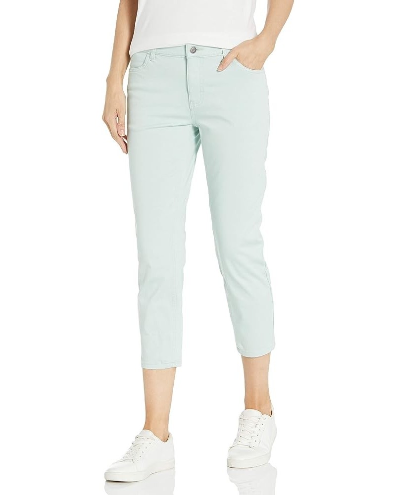 Women's Perfect Shape Twill Capri Pant Rinsed Surf Spray $18.04 Pants