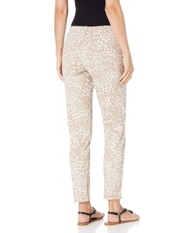 Women's Puckered Four Pocket Cotton Twill Pant Latte/Wht $17.27 Pants