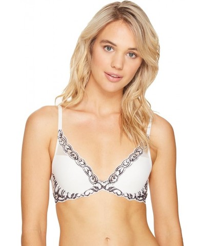 Feathers Contour Plunge Bra Bridal Blush/Iron Grey $24.97 Lingerie