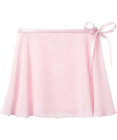 Girls Women Ballet Skirt Dance Wrap Skirt Chiffon Toddler Ballet Skirts Pink (Adjustable Tie) $8.60 Skirts