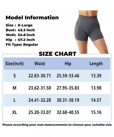 Gym Shorts Women Scrunch Butt High Waisted Yoga Workout Shorts Scrunch Booty Athletic Running Biker Shorts A Black $6.55 Shorts