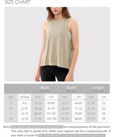 3-Pack Loose Tank Tops for Women Sleeveless Gym Athletic Workout Tops Yoga Shirts Abalone (Long)-1 Pack $13.52 Activewear