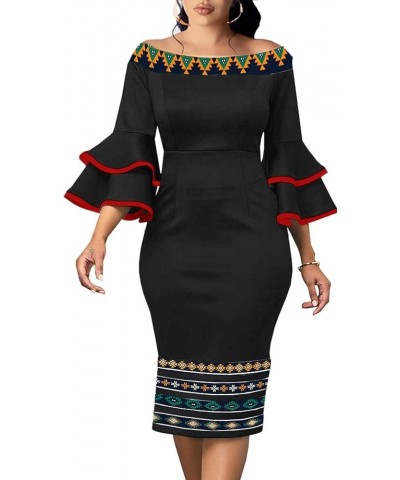 Women Sexy Bodycon Dresses Clubwear Elegant Crew Neck Long Sleeve Stretchy Pencil Cocktail Dress with Zipper Cblack $20.51 Dr...