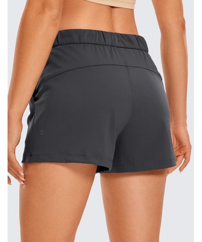 Stretch Shorts for Women Work Casual 2.5'' - Athletic Shorts with Pockets for Workout Travel Hiking Golf Ink Gray $13.05 Acti...