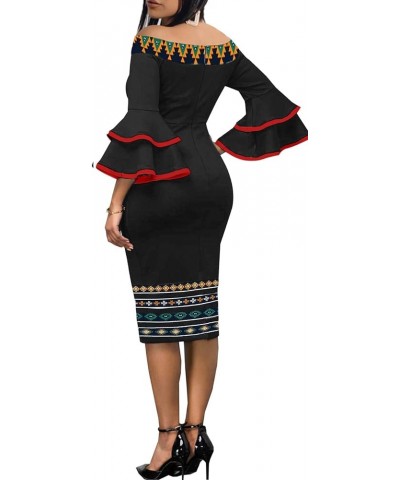 Women Sexy Bodycon Dresses Clubwear Elegant Crew Neck Long Sleeve Stretchy Pencil Cocktail Dress with Zipper Cblack $20.51 Dr...