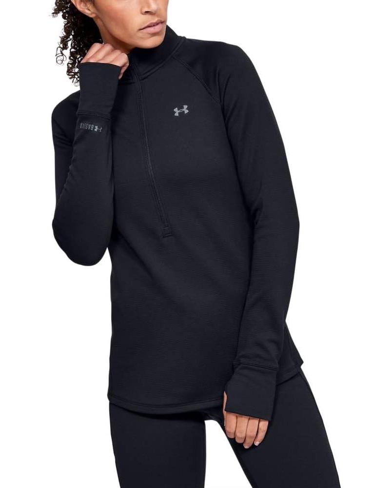 Women's Base 4.0 1/2 Zip Black (001)/Pitch Gray $39.27 Activewear