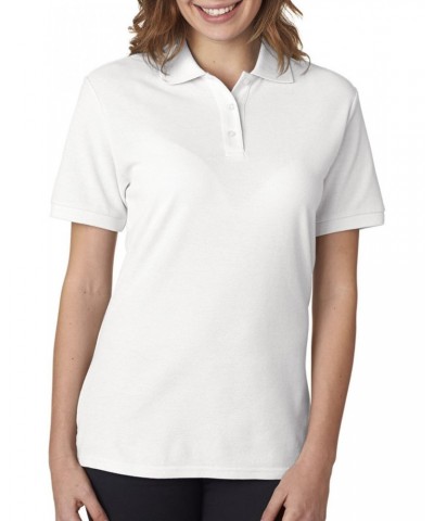 537W Ladies Easy Care Polo - White44 Extra Large $11.79 Shirts