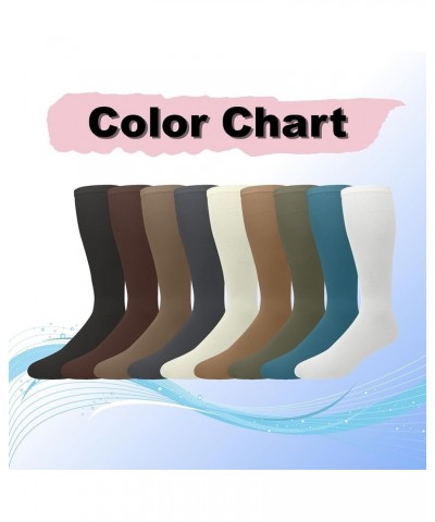 Women's Opaque Stretchy Nylon Knee High Trouser Socks, 3-Pairs Nude $10.79 Socks