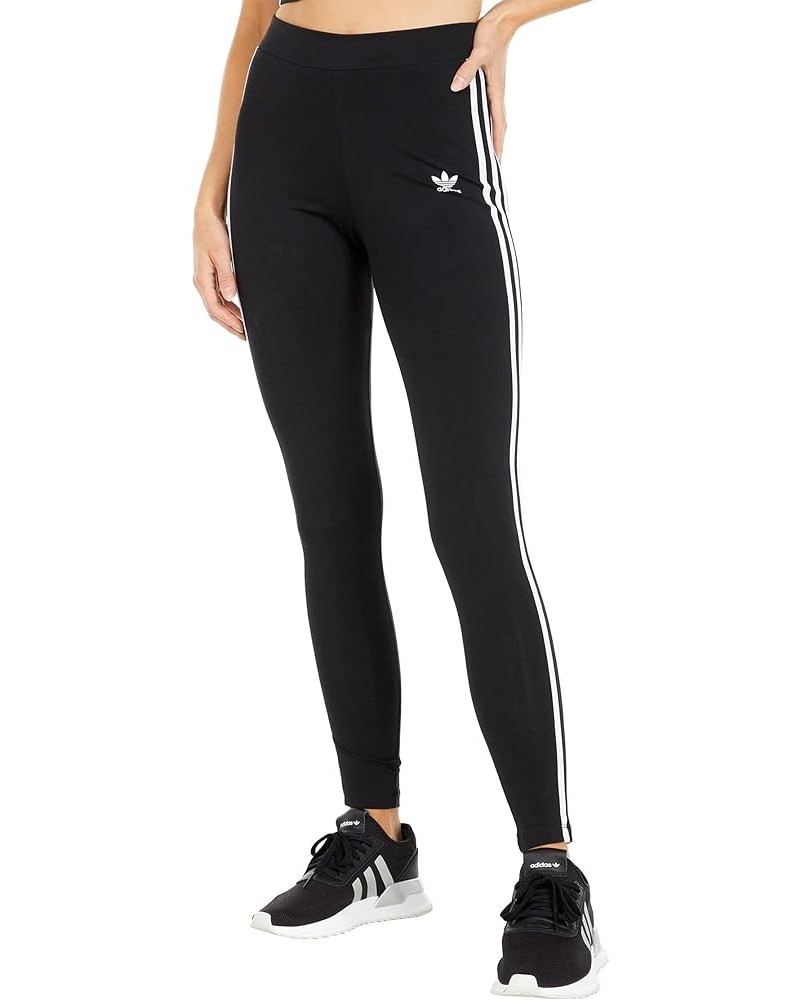 Women's 3 Stripes Leggings Black $19.24 Activewear