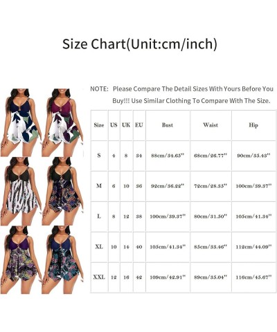 Women Plus Size Striped Tankini Swimjupmsuit Swimsuit Beachwear Padded Swimwear B01 Black $8.58 Others