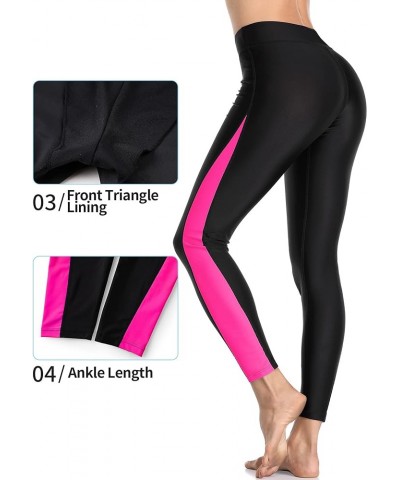 Swimming Pants for Women High Waisted Swim Pants Swim Leggings Swim Tights Purple $18.74 Swimsuits