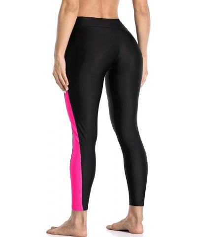 Swimming Pants for Women High Waisted Swim Pants Swim Leggings Swim Tights Purple $18.74 Swimsuits