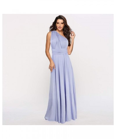 Women's Sleeveless Halter Neck Loose Plain Maxi Dresses Casual Long Dresses Hyacinthine $17.86 Dresses