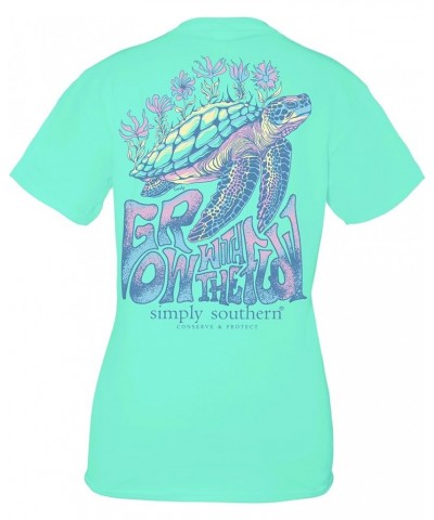 Women's Relaxed-Fit Save The Turtles Short Sleeve T-Shirt | Live Your Story | Preppy and Stylish Women’s T-Shirt Flow $13.23 ...