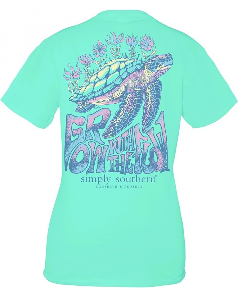 Women's Relaxed-Fit Save The Turtles Short Sleeve T-Shirt | Live Your Story | Preppy and Stylish Women’s T-Shirt Flow $13.23 ...