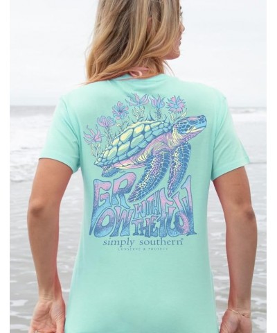 Women's Relaxed-Fit Save The Turtles Short Sleeve T-Shirt | Live Your Story | Preppy and Stylish Women’s T-Shirt Flow $13.23 ...