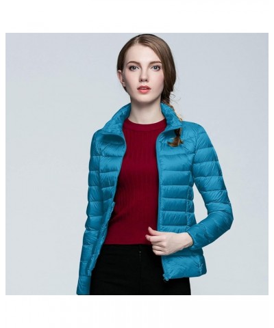 Womens Casual Lightweight Hooded Down Jacket Packable solid color Puffer Coats Jacket with Storage Bag Z02 $16.49 Jackets