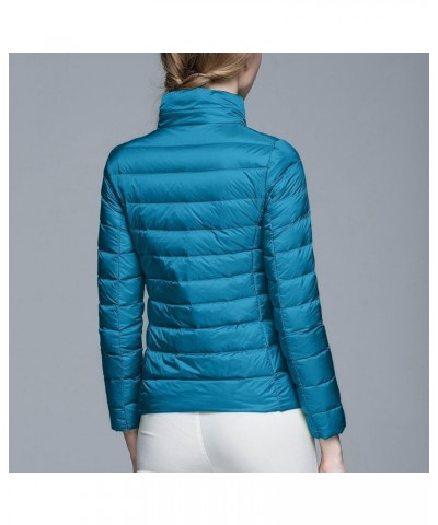 Womens Casual Lightweight Hooded Down Jacket Packable solid color Puffer Coats Jacket with Storage Bag Z02 $16.49 Jackets