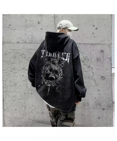 Aesthetic Hoodies Y2k Hoodies Gothic Emo Hoodies Grunge Hoodies Streetwear Hoodies for Women Spicy Girl Unisex Black $19.74 H...